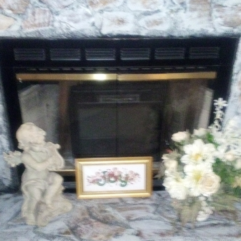 Floral Art Print with Gold Frame - Picture 7 of 7